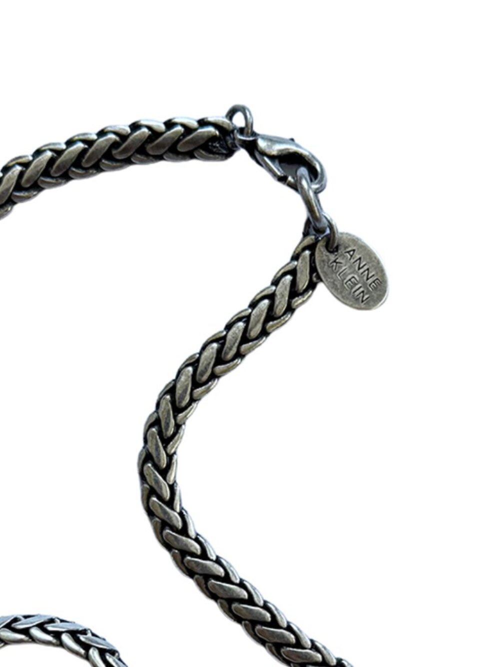 VINTAGE ANNE KLEIN Sterling Silver 23” Snake Chain Necklace | Classic Minimalist